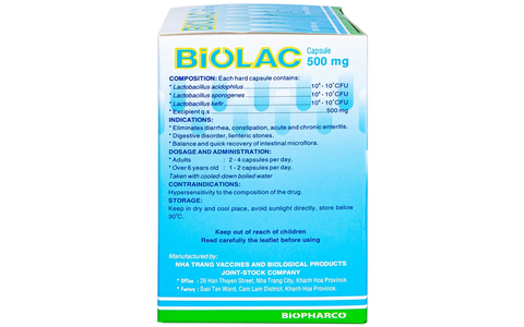 Biolac 500mg