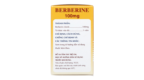 Berberine 100mg Mekophar