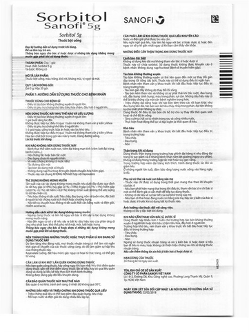 Sorbitol Sanofi 5g