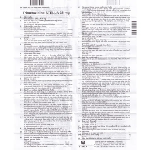 Trimetazidine Stella 35 mg MR