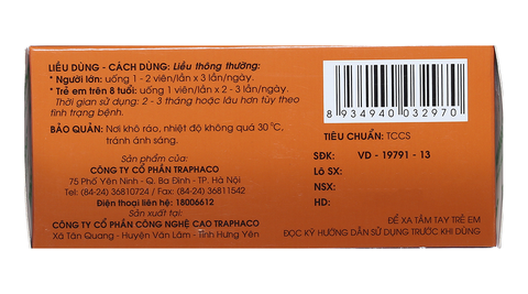 Boganic Forte Hộp 5 vỉ x 10 viên