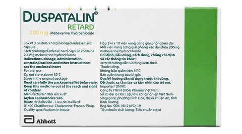 Duspatalin Retard 200mg