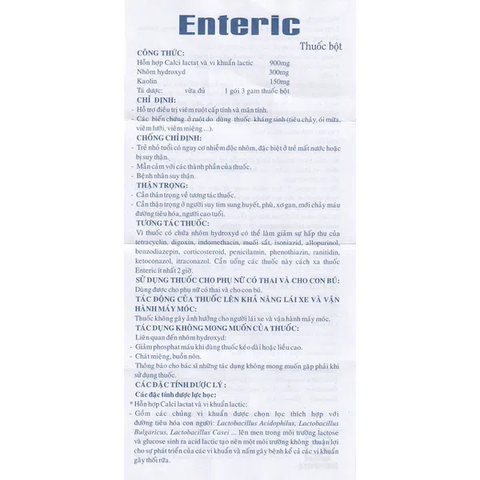 Enteric 3g