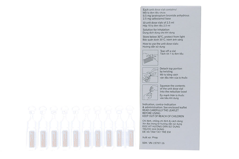 Combivent Unit Dose Vials