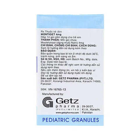 Montiget 4mg Pediatric Granules