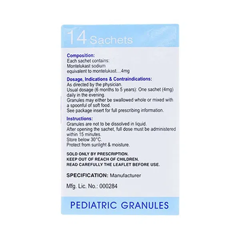 Montiget 4mg Pediatric Granules