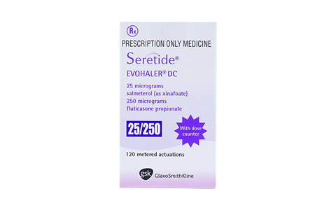 Seretide Evohaler DC 25/250mcg 120 Liều