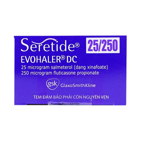 Seretide Evohaler DC 25/250mcg 120 Liều