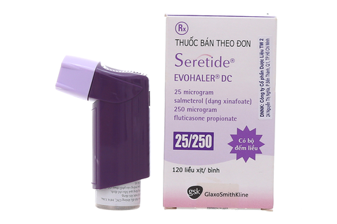 Seretide Evohaler DC 25/250mcg 120 Liều