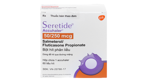 Seretide Accuhaler 50/250mcg 60 Liều