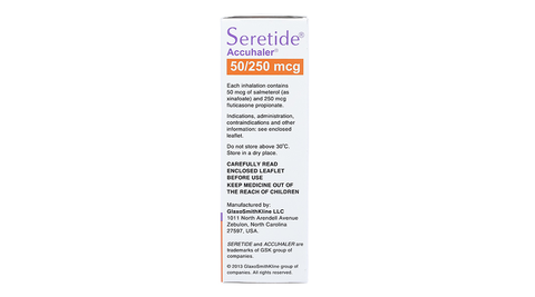 Seretide Accuhaler 50/250mcg 60 Liều