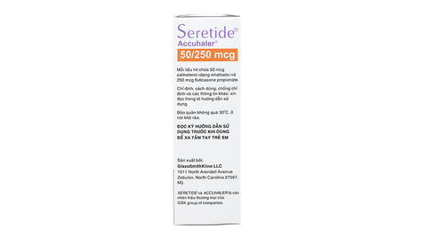 Seretide Accuhaler 50/250mcg 60 Liều