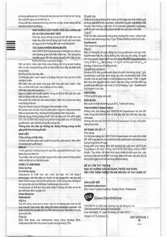Ventolin Expectorant 60ml