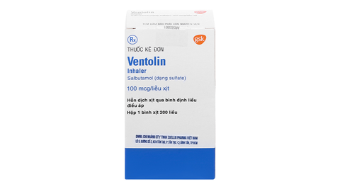 Ventolin Inhaler 100mcg XỊT