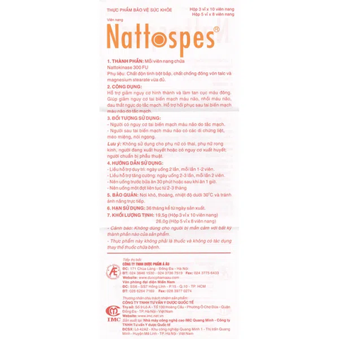Nattospes bổ não