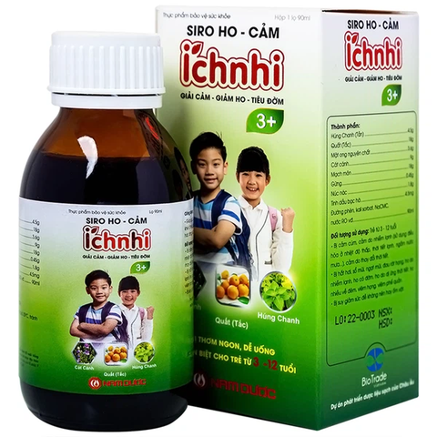 Siro Ho Cảm Ích Nhi 3+ 90ml