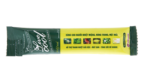 Bột sủi thanh nhiệt Live Cool Không đường Hương dưa gang