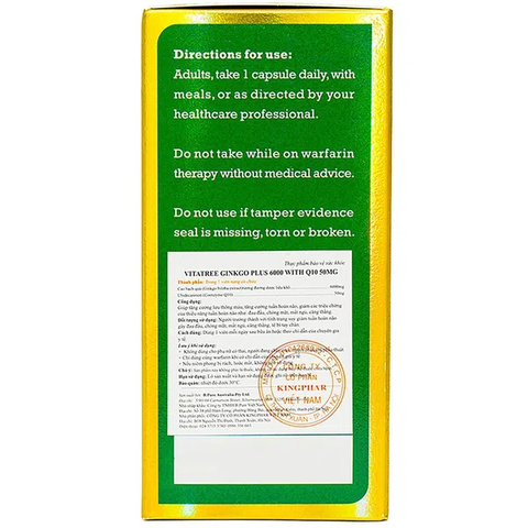 Vitatree Ginkgo Plus 6000 with Q10 50 mg