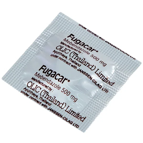 Fugacar Mebendazol 500 mg - Vị Chocolate