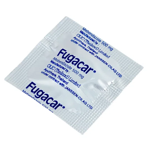 Fugacar Mebendazol 500 mg - Không vị