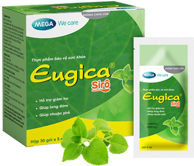 Siro ho Eugica Siro (hộp 30 gói 5 ml)