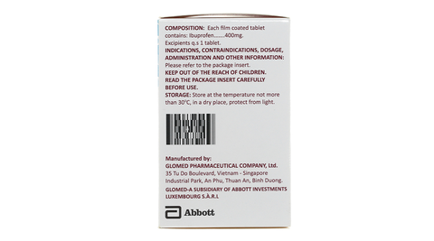 Ibumed 400 (Hộp 10 vỉ x 10 viên)