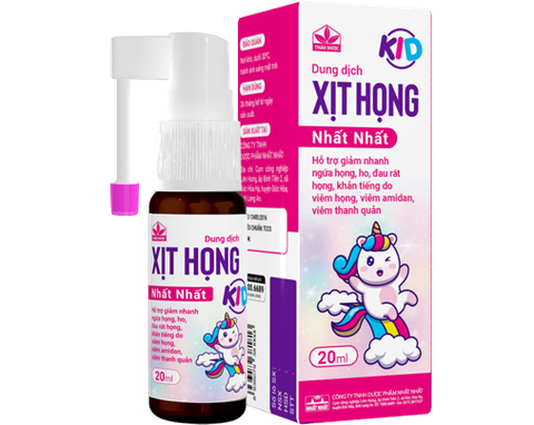 Dung dịch xịt họng Nhất Nhất trẻ em 20ml