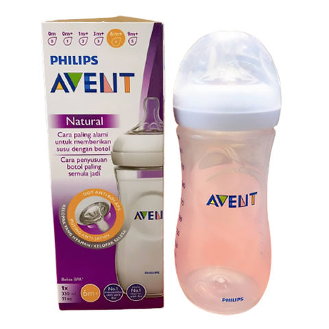 Bình sữa Philips Avent Nature 6m+ 330ml