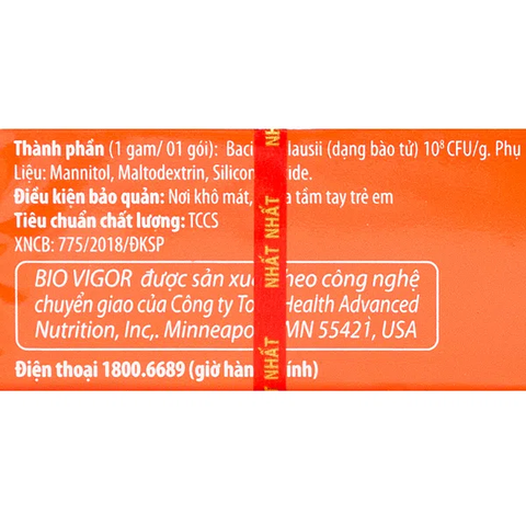 Bio Vigor Men vi sinh gói H/10g