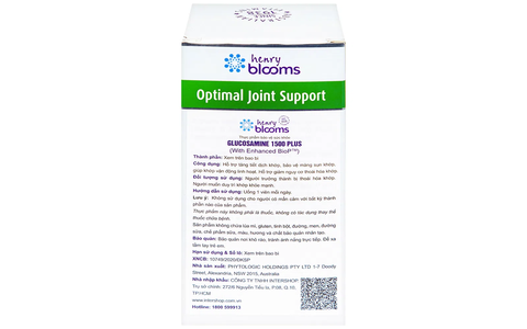 Glucosamine 1500 Plus Henry Blooms H/90 viên