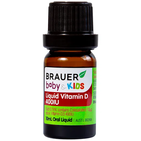 Brauer Organic Liquid Vitamin D 400IU