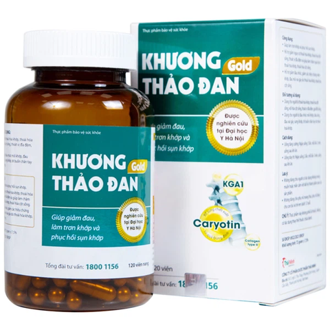 Khương Thảo Đan Gold Lọ 120 Viên