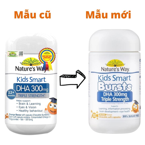 Nature's Way Kids Smart Bursts DHA 300 Triple Strength