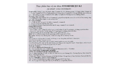 Fitobimbi D3+K2 30ml