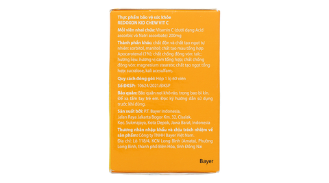 Viên nhai Vitamin C Redoxon Kid H/60v