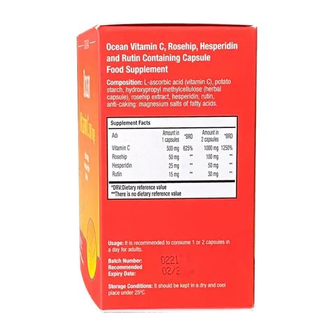 Orzax Ocean Vitamin C 500mg