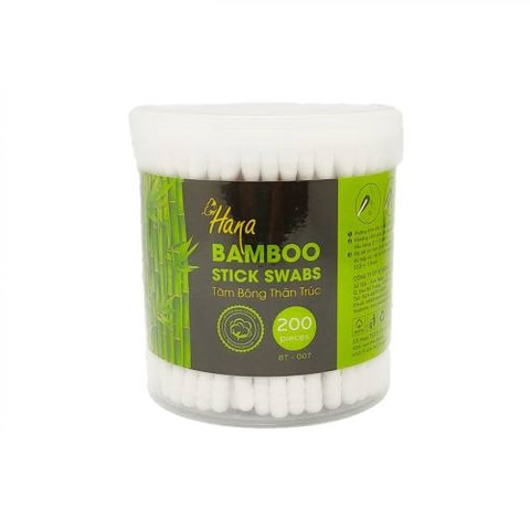 Tăm bông Hana thân trúc H/200 cây