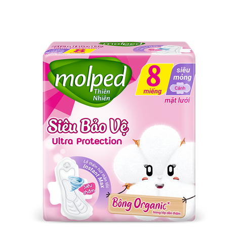 Băng vệ sinh Molped Siêu bảo vệ siêu mỏng cánh