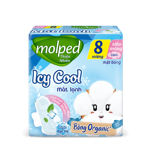 Băng vệ sinh Molped Mát lạnh Icy Cool siêu mỏng cánh