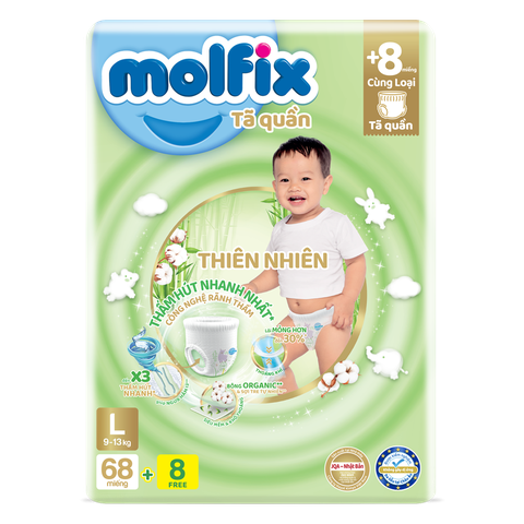 Tã quần Molfix L68 9-13kg