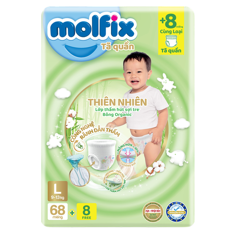 Tã quần Molfix L68 9-13kg