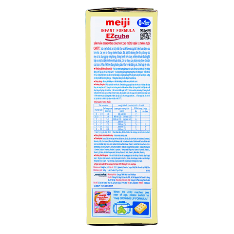 Sữa Meiji Infant Formula EZcube 0-1 tuổi - New Shape