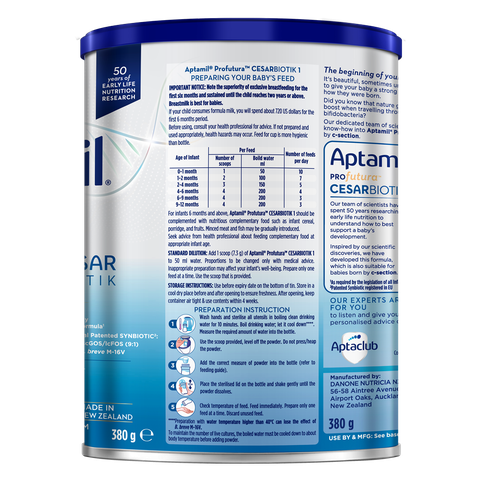 Sữa Aptamil Profutura Caesar số 1 cho 0-12 tháng 380g