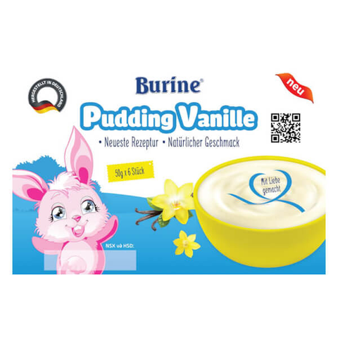 Burine Pudding Vanille 50g