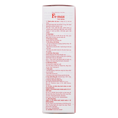 Fe-max Iron Spray 50ml