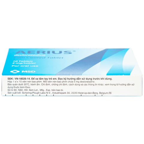 Aerius viên nén 5mg