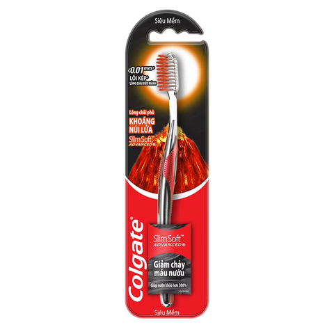 Bàn Chải Đánh Răng Colgate Slimsoft Khoáng núi lửa