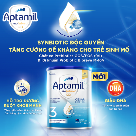 Sữa Aptamil Profutura Caesar số 3 trên 2 tuổi 800g