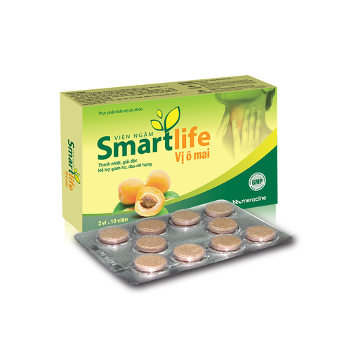 Viên ngậm Smartlife vị ô mai