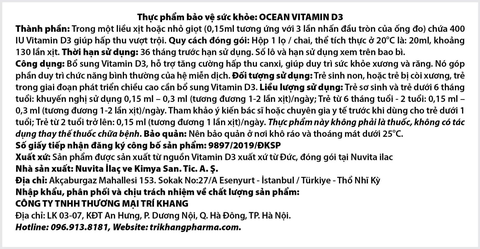 Ocean Orzax Vitamin D3 Spray